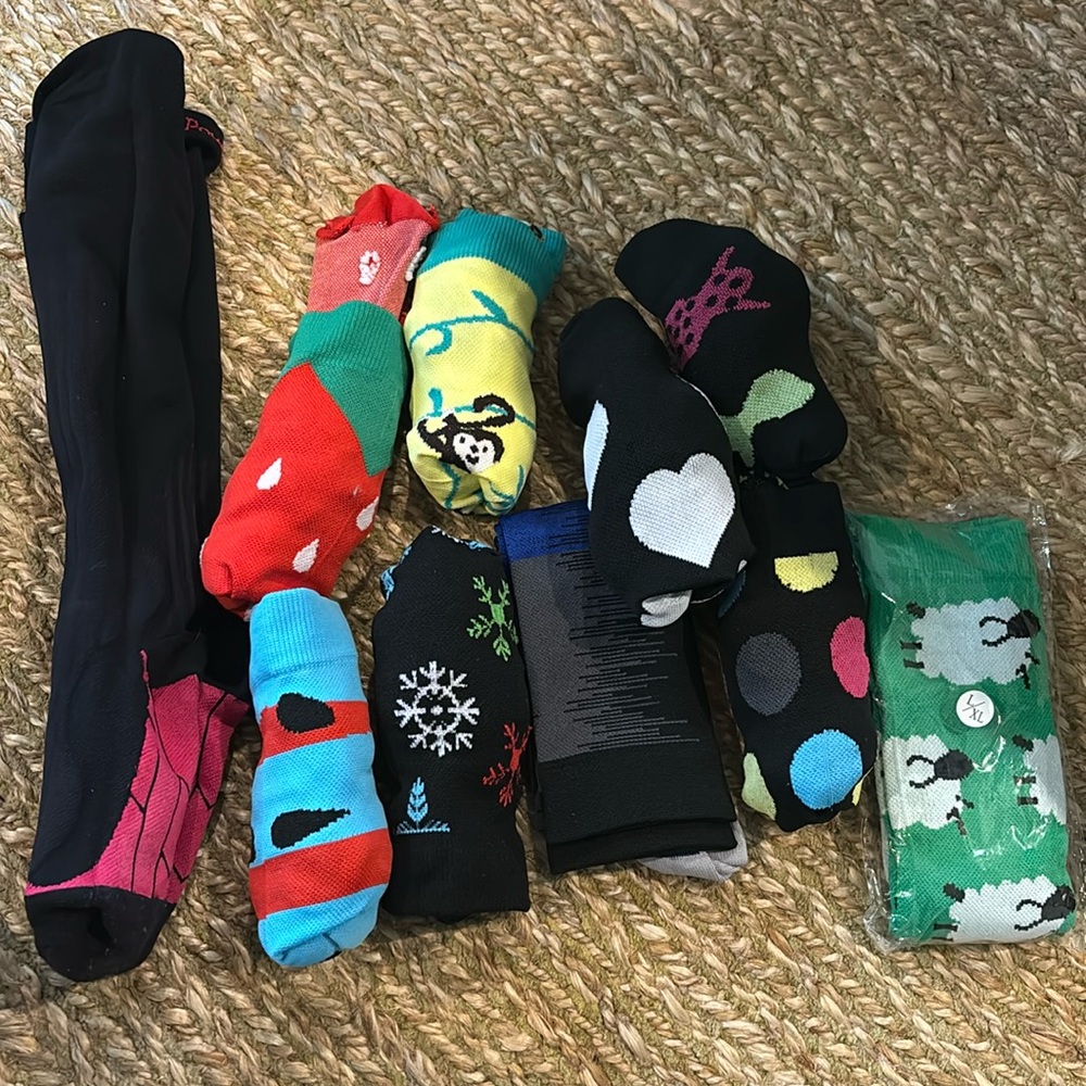 Compression/running socks